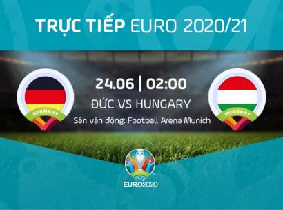 [Live] Tường thuật Đức vs Hungary, 2h00 ngày 24/6/2021