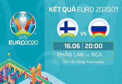 Kết quả, Tỷ số Phần Lan vs Nga, 20h00 ngày 16/6/2021