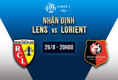 Nhận định Lens vs Lorient, 20h 29/8 | Vòng 4 Ligue 1