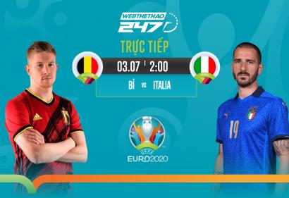 [Live] Tường thuật Bỉ vs Italia (Ý), 2h00 ngày 03/07/2021 | Vòng Tứ Kết