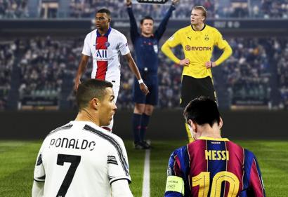 Chiếc giày vàng châu Âu 2020/21: Haaland, Mbappe đuổi kịp Messi và bám sát Ronaldo
