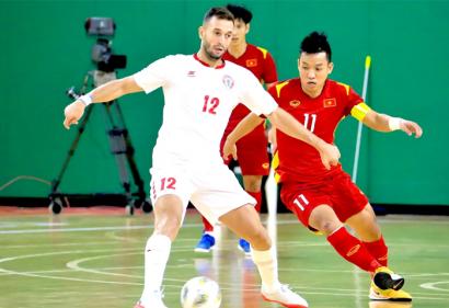 Hòa Lebanon, tuyển Futsal Việt Nam tạm giữ lợi thế lớn trước trận 
