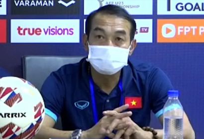 HLV Đinh Thế Nam nói lời thật lòng về thực lực của U23 Singapore