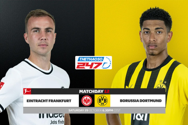 Soi kèo Frankfurt vs Dortmund, 23h30 ngày 29/10 - Bundesliga